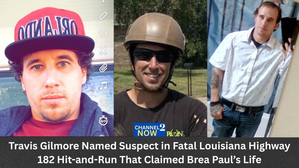 Travis Gilmore Identified as Suspect in182 Hit-and-Run That Killed Brea Paul